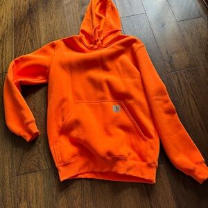 Carhartt Orange Sweatshirt Hoodie Vibrant and Durable